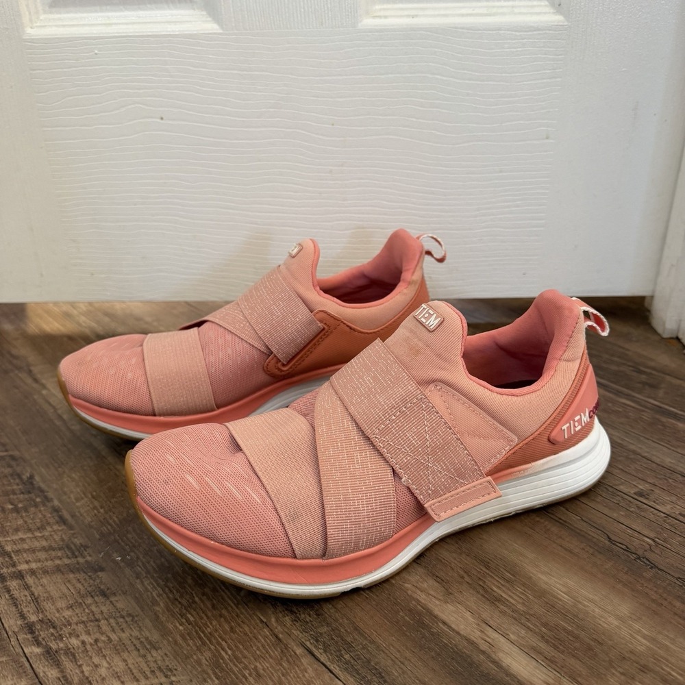 TIEM CORE Womens Running Shoes Pink Sneaker Size 8.5 / EU 39.5 Casual Walking
